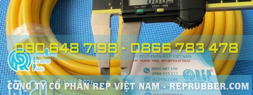 Bảng đặc tính kỹ thuật ống silicone màu vàng chịu nhiệt
