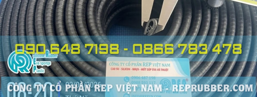 Bảng giá ron cao su chữ U có kẽm mới nhất 2026 – Đầy đủ kích thước theo yêu cầu