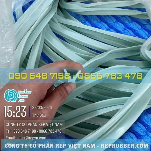 Giải pháp làm kín tối ưu với gioăng silicon chữ V cho khe hở 3-4mm