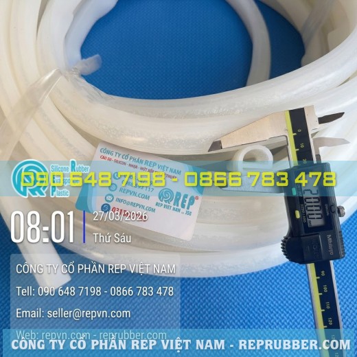 Gioăng silicone chữ E chịu nhiệt chuyên dụng cho hệ thống lò sấy