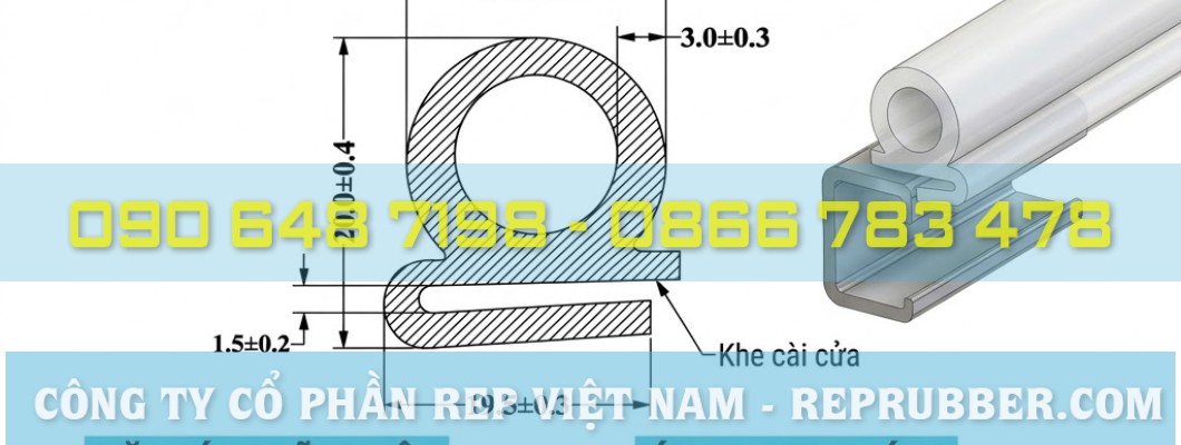 Mua ron silicon trắng chữ E tại TP.HCM: Sản xuất theo yêu cầu, giá gốc