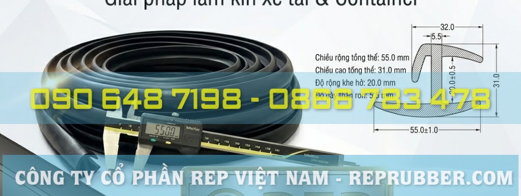 Thông số kỹ thuật ron chữ H xe tải: Cách lựa chọn biên dạng chuẩn cho từng loại vách thùng