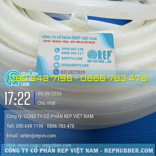 Gioăng cao su silicon chữ E báo giá tận xưởng, gia công theo yêu cầu