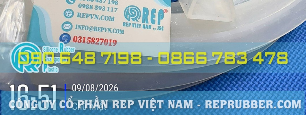 Gioăng silicon chữ U dùng cho cửa kính, tủ máy và thiết bị công nghiệp