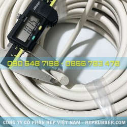 Ron cao su xốp trắng phi 10 Ron cao su xốp trắng phi 10