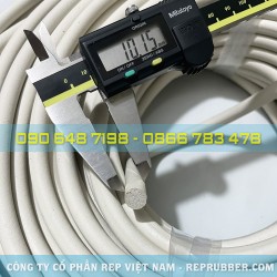 Ron cao su xốp trắng phi 10 Ron cao su xốp trắng phi 10