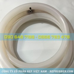 Gioăng silicon trắng chữ D 22x23.5x3.5 Gioăng silicon trắng chữ D 22x23.5x3.5