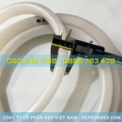 Gioăng silicon trắng chữ D 22x23.5x3.5 Gioăng silicon trắng chữ D 22x23.5x3.5