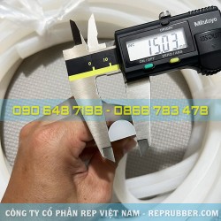 Gioăng silicon chữ D 10x15 Gioăng silicon chữ D 10x15