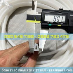 Gioăng silicon chữ U 8x12x2 Gioăng silicon chữ U 8x12x2