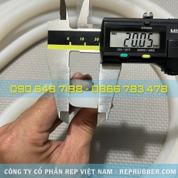 Gioăng silicon trắng chữ D 11x20 Gioăng silicon trắng chữ D 11x20