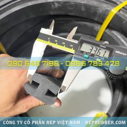 Gioăng cao su EPDM chữ H 41x23.5x8.5 Gioăng cao su EPDM chữ H 41x23.5x8.5