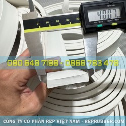 Gioăng cao su EPDM trắng CN 8x40 Gioăng cao su EPDM trắng CN 8x40