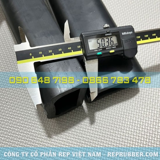 Gioăng cao su EPDM chữ D 80x50x10