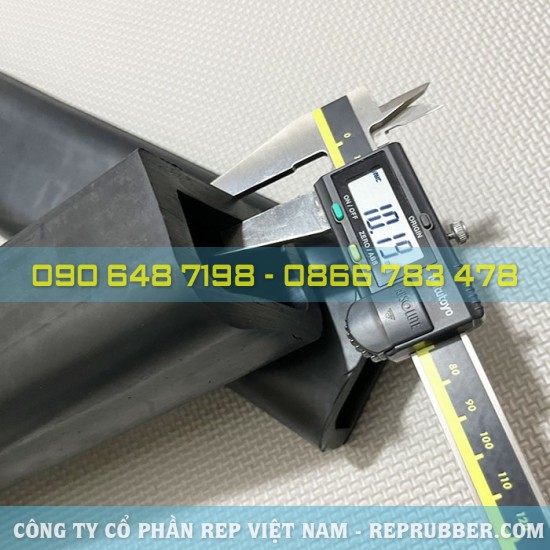 Gioăng cao su EPDM chữ D 80x50x10