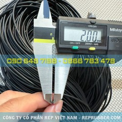 Gioăng cao su EPDM phi 2 Gioăng cao su EPDM phi 2
