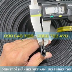 Gioăng cao su da rắn chữ U 10x18x6 - XK 06 Gioăng cao su da rắn chữ U 10x18x6 - XK 06