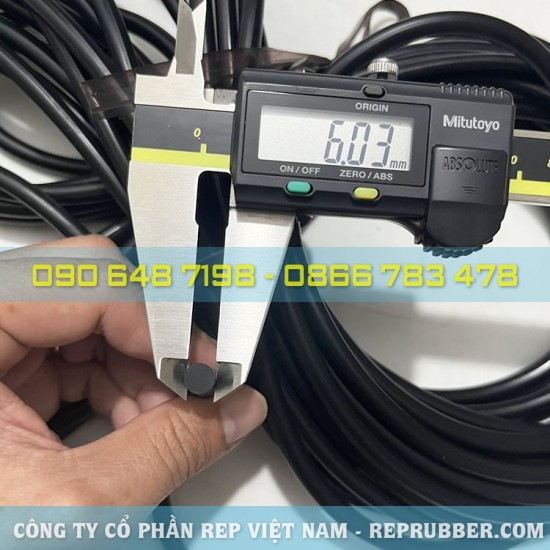 Gioăng cao su EPDM phi 6