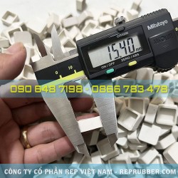 Nắp cao su EPDM trắng 12.3x15.3 Nắp cao su EPDM trắng 12.3x15.3