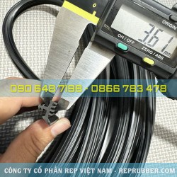 Gioăng cao su EPDM cửa kính 8x12.5x5 Gioăng cao su EPDM cửa kính 8x12.5x5