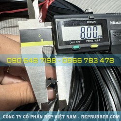 Gioăng cao su EPDM cửa kính 8x5.8x6.6 Gioăng cao su EPDM cửa kính 8x5.8x6.6