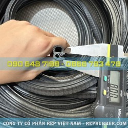 Gioăng cao su xốp kẽm U 17.5x11x4.2- XK 12 Gioăng cao su xốp kẽm U 17.5x11x4.2- XK 12
