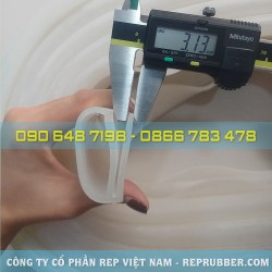 Gioăng silicon chữ E 50x30x3 Gioăng silicon chữ E 50x30x3