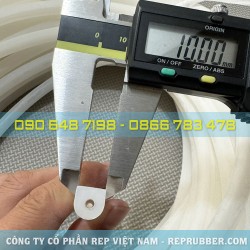 Gioăng silicon trắng chữ D 10x10.5x3.5 Gioăng silicon trắng chữ D 10x10.5x3.5
