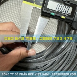 Gioăng silicon đen chữ L 10x12x4 Gioăng silicon đen chữ L 10x12x4