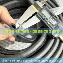 Gioăng cao su xốp chữ D 10x15x3 Gioăng cao su xốp chữ D 10x15x3