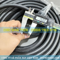 Gioăng cao su xốp chữ D 10x15x3 Gioăng cao su xốp chữ D 10x15x3
