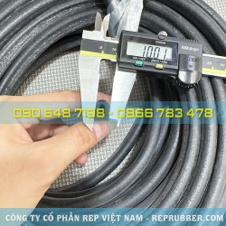 Gioăng cao su xốp chữ D 10x12x3 Gioăng cao su xốp chữ D 10x12x3