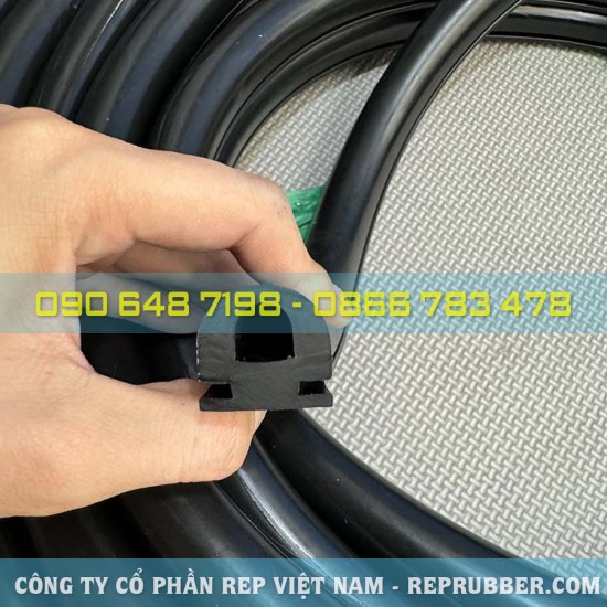 Gioăng cao su EPDM chữ D 22x20x3