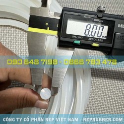 Gioăng silicon phi 8 Gioăng silicon phi 8