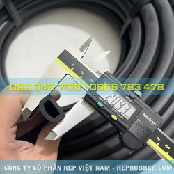 Gioăng cao su EPDM chữ D 20x13x3 Gioăng cao su EPDM chữ D 20x13x3