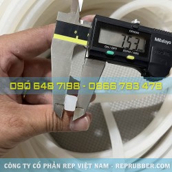 Gioăng silicon trắng chữ T 9x7.5x6