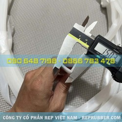 Gioăng silicon trắng chữ L 15x15x2 Gioăng silicon trắng chữ L 15x15x2