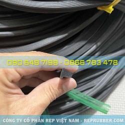 Gioăng cao su xốp EPDM chữ T 8x9x2 Gioăng cao su xốp EPDM chữ T 8x9x2