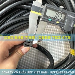 Gioăng cao su EPDM chữ S 10x15x3 Gioăng cao su EPDM chữ S 10x15x3