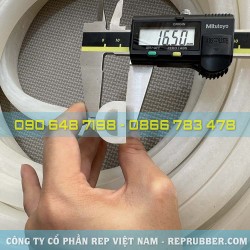 Gioăng silicon trắng chữ D 23x16.5x4 Gioăng silicon trắng chữ D 23x16.5x4