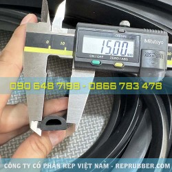 Gioăng cao su EPDM chữ D 15x8.5x3 Gioăng cao su EPDM chữ D 15x8.5x3