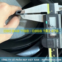 Gioăng cao su EPDM chữ D 15x8.5x3 Gioăng cao su EPDM chữ D 15x8.5x3