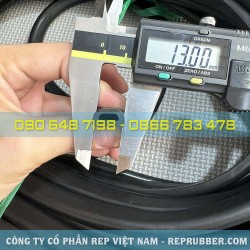 Gioăng cao su EPDM chữ D 13x7x2.5 Gioăng cao su EPDM chữ D 13x7x2.5