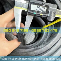 Gioăng cao su xốp EPDM 10x30 Gioăng cao su xốp EPDM 10x30