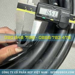 Gioăng cao su EPDM chữ D 23x16.5x4 Gioăng cao su EPDM chữ D 23x16.5x4