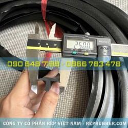 Gioăng cao su EPDM chữ T 13x25x3 Gioăng cao su EPDM chữ T 13x25x3