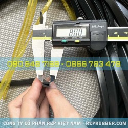 Gioăng cao su EPDM chữ U 8x5x1.5 Gioăng cao su EPDM chữ U 8x5x1.5