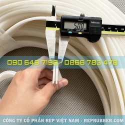 Gioăng silicon trắng chữ U 5x25x2 Gioăng silicon trắng chữ U 5x25x2
