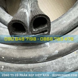 Gioăng cao su xốp EPDM chữ E 30x18x2 Gioăng cao su xốp EPDM chữ E 30x18x2