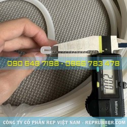 Gioăng silicon trắng trong chữ U 7x10x2 Gioăng silicon trắng trong chữ U 7x10x2